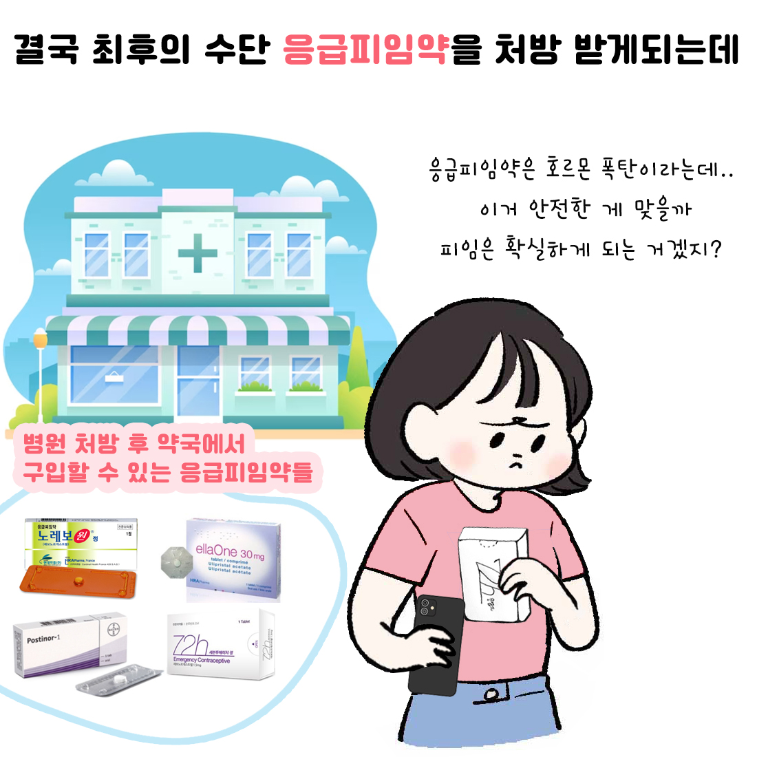 [자윤한의원 여성건강툰] 11화. 사후피임약 자세히 살펴본다면 (3)