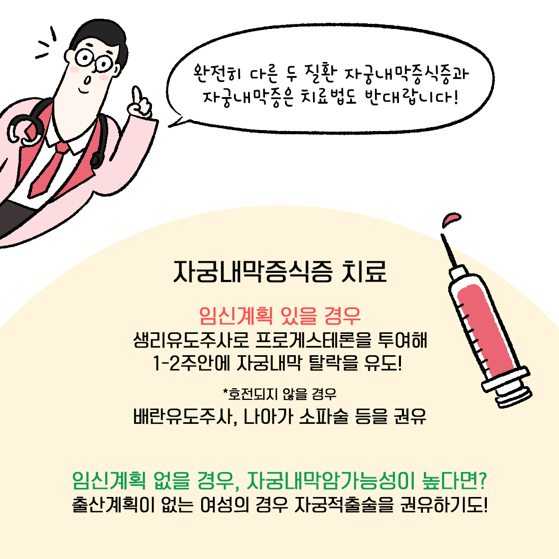 [자윤한의원 여성건강툰] 14화. 자궁내막증식증과 자궁내막증 뭐가 다를까? (6)