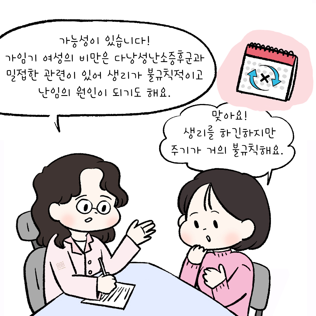 [자윤한의원 여성건강툰] 34화. 결혼 후 급찐살, 임신에 나쁜 영향을 줄까요? (4)