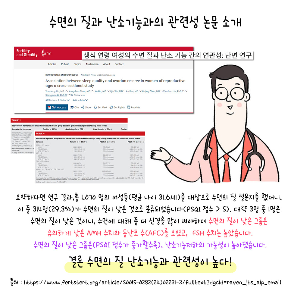 [자윤한의원 여성건강툰]수면부족이 난소기능에 미치는 영향 (6)