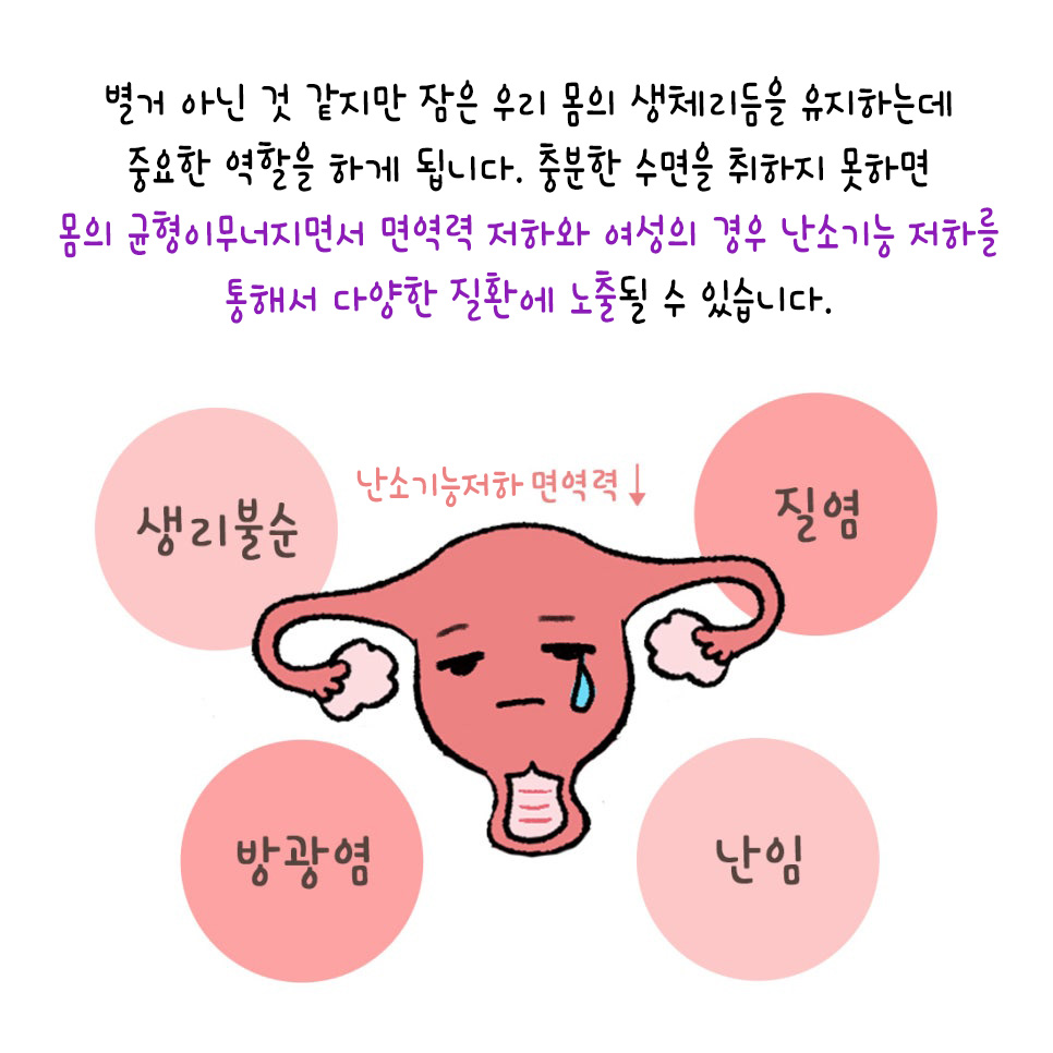 [자윤한의원 여성건강툰]수면부족이 난소기능에 미치는 영향 (7)