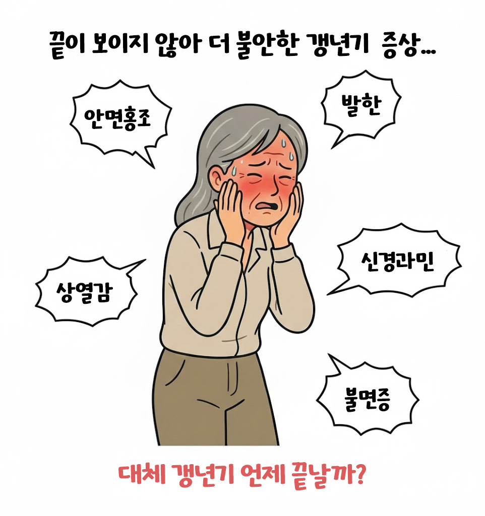 [자윤한의원 여성건강툰]갱년기 언제 끝날까요? (3)