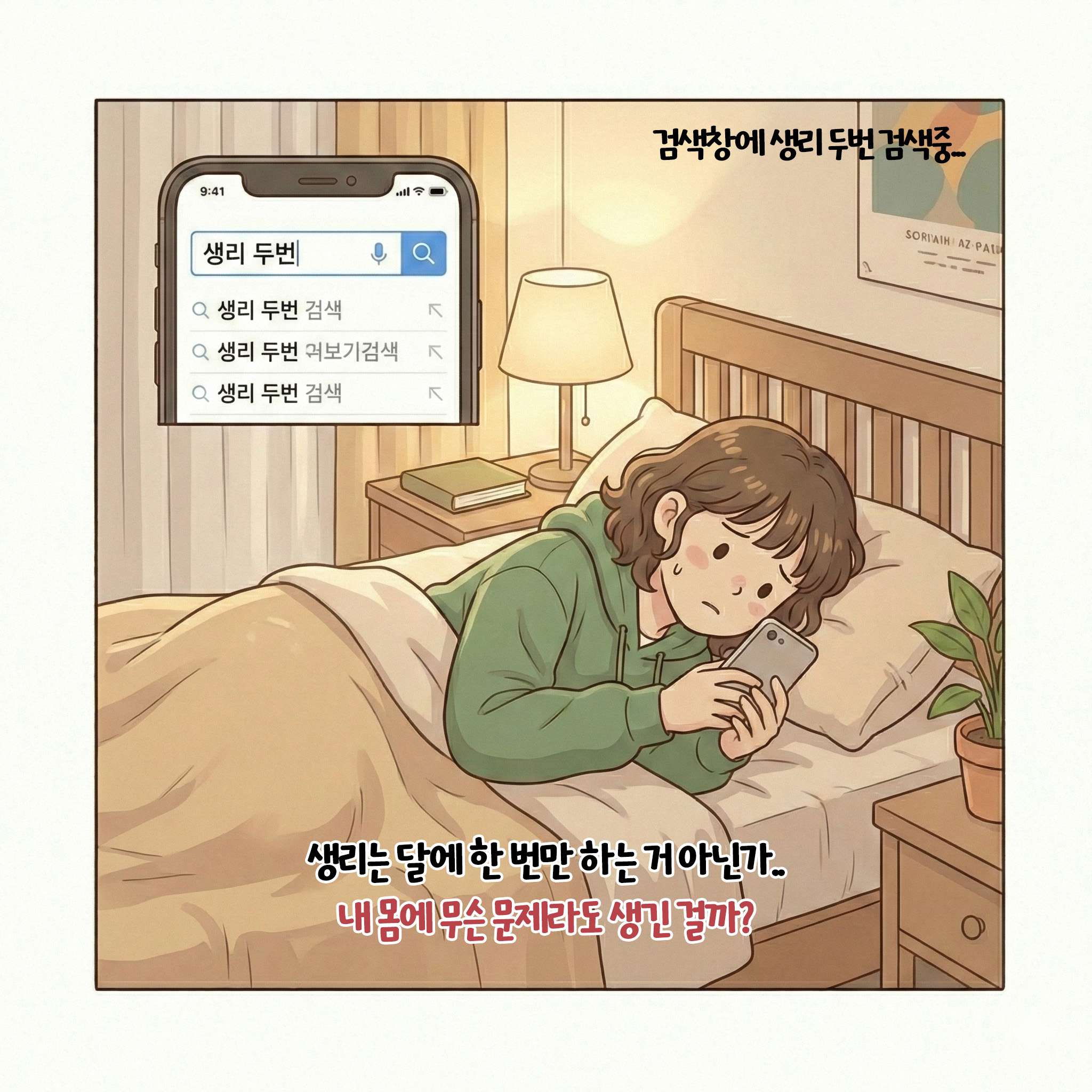 [자윤한의원 여성건강툰]한달에 생리 두번, 범인은 부정출혈 (3)
