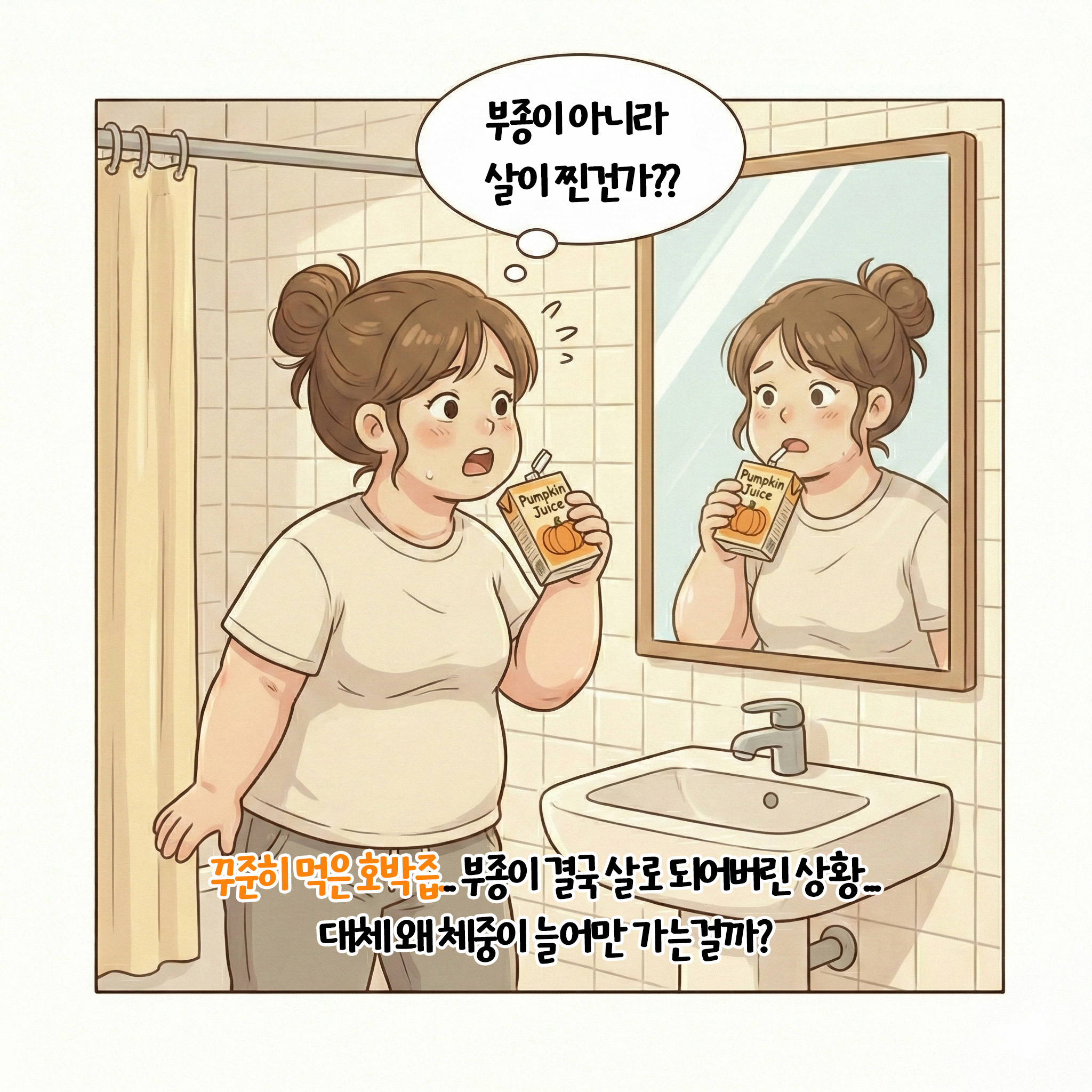 [자윤한의원 여성건강툰]산후 호박즙, 왜 자꾸 살이 늘어날까? (3)