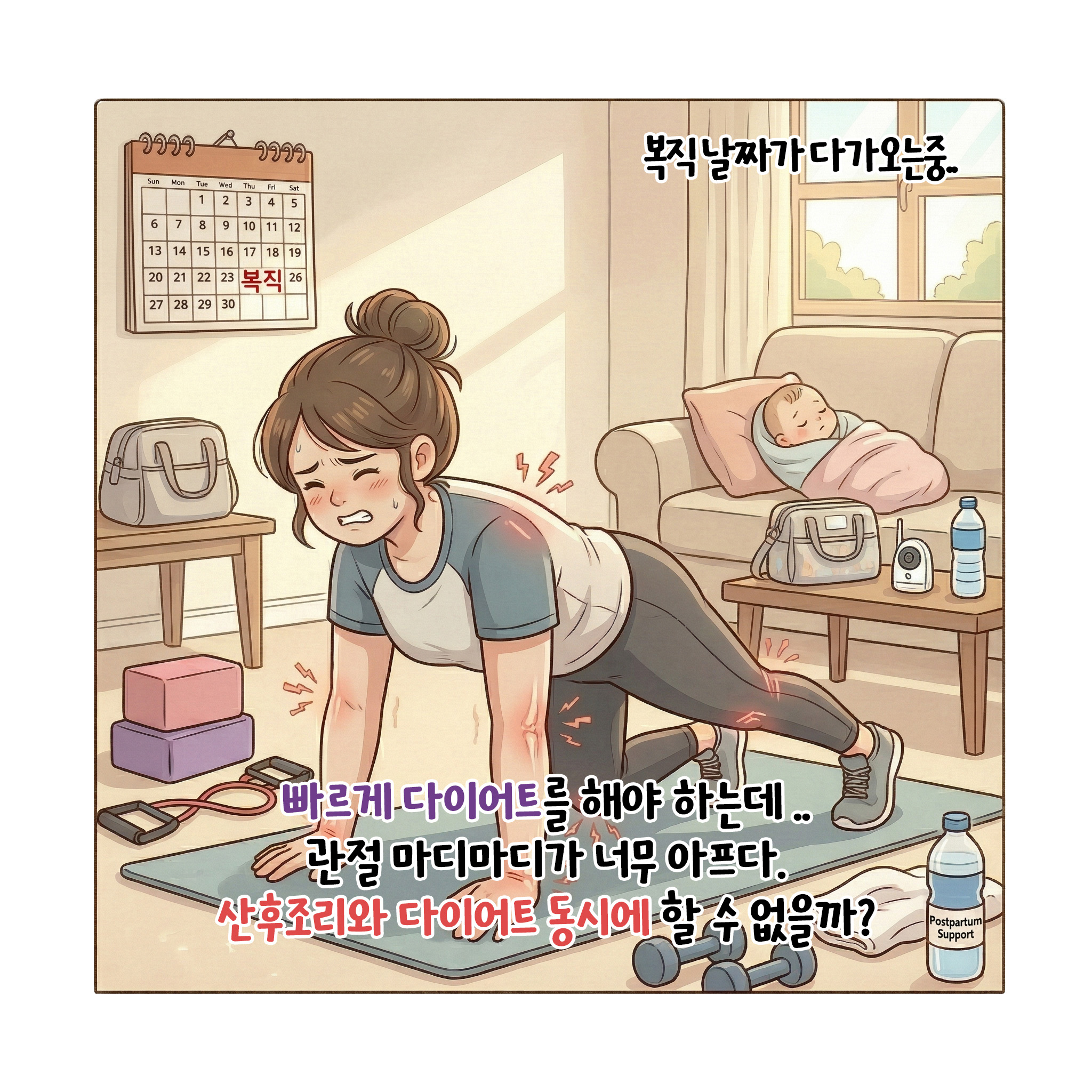 [자윤한의원 여성건강툰]산후조리와 다이어트 동시에 가능할까요? (3)