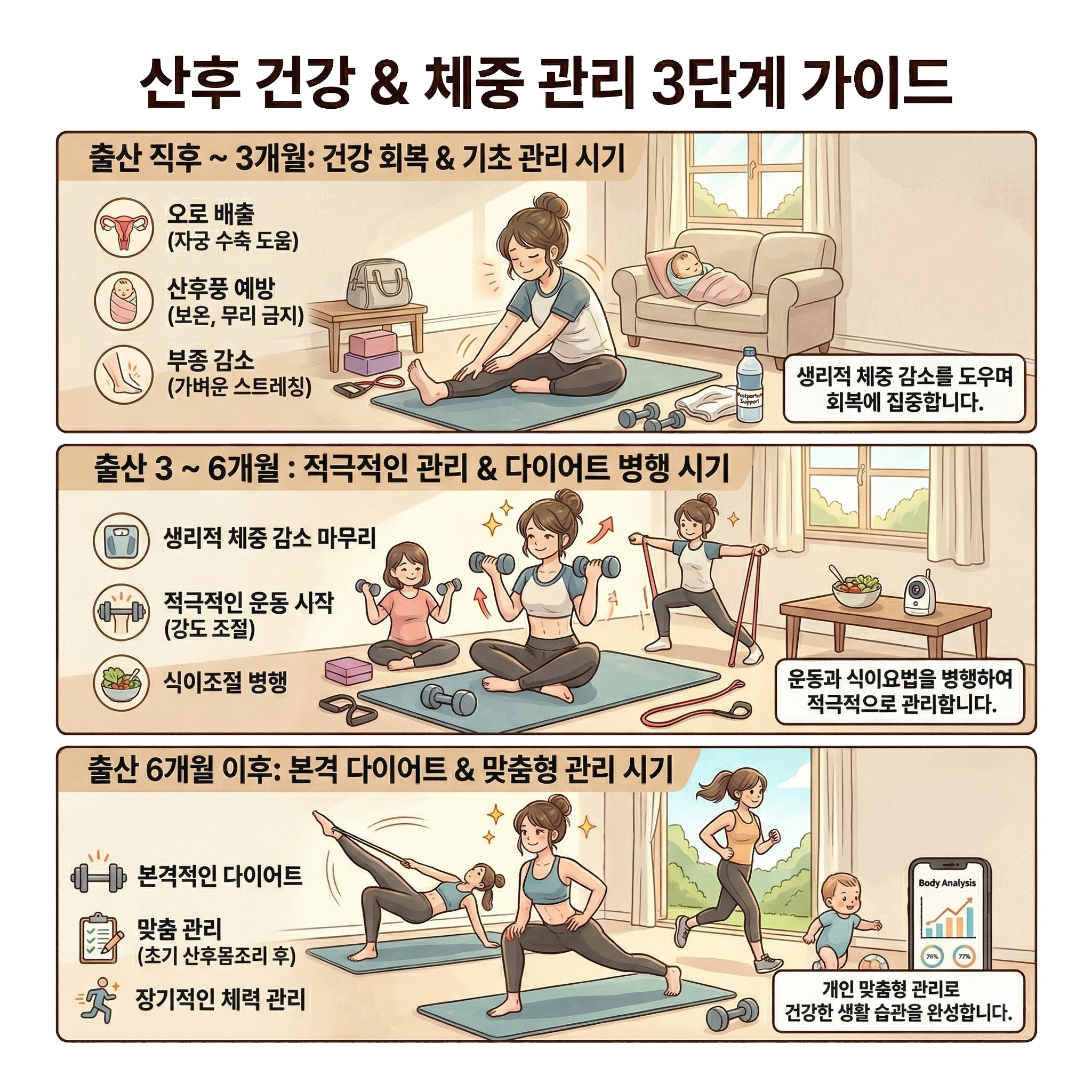 [자윤한의원 여성건강툰]산후조리와 다이어트 동시에 가능할까요? (5)