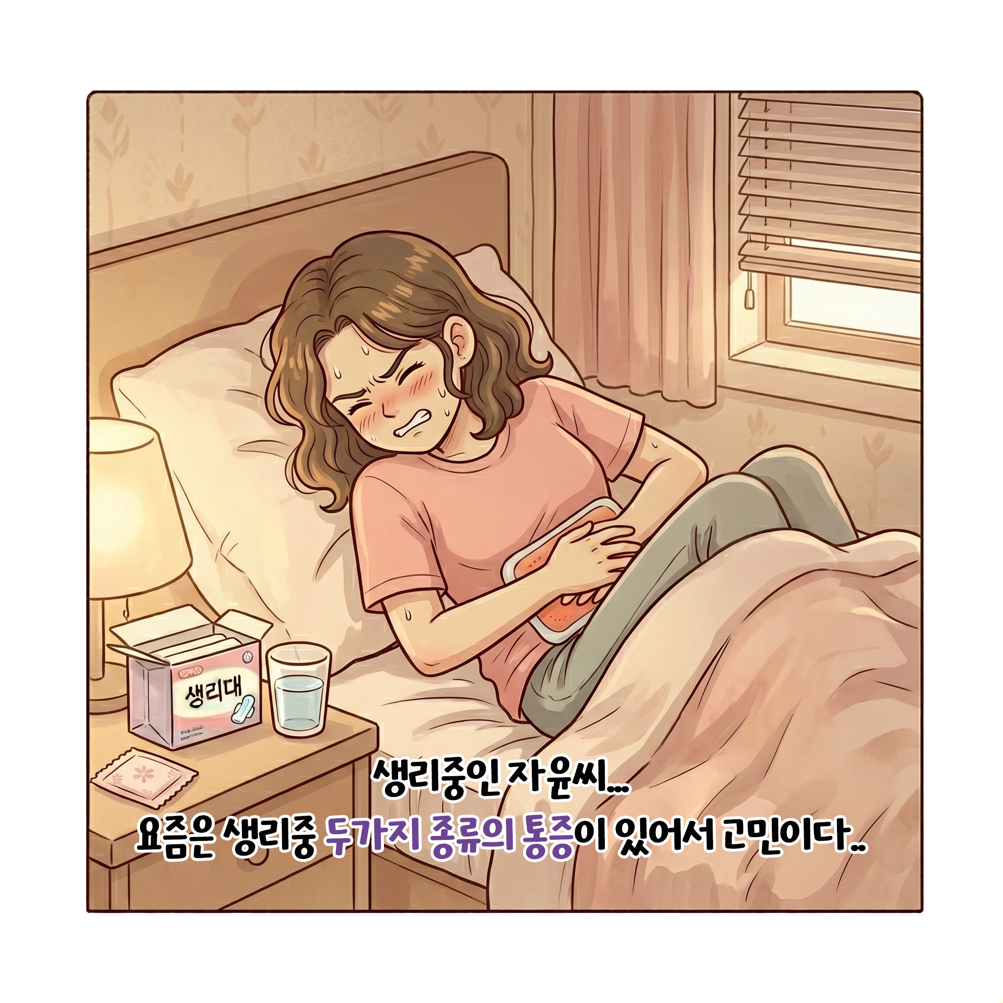 [자윤한의원 여성건강툰]생리만 시작하면 설사 괜찮을까? (2)